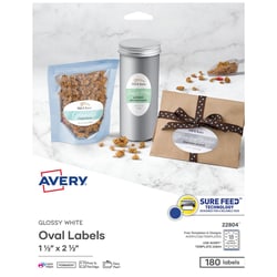 MSC&nbsp;OVAL EASY PEEL LABELS