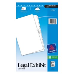 MSC LEGAL SIDE TAB DIVIDER
