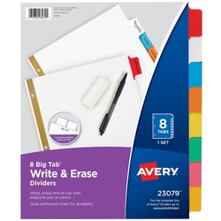 MSC&nbsp;WRITE-ON DIVIDER TABS