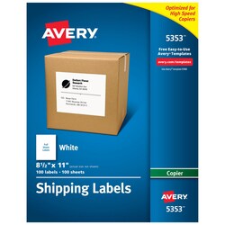 MSC ADH FULL SHEET SHIP LABEL