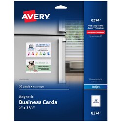 MSC&nbsp;MAGNETIC BUS CARDS WHT