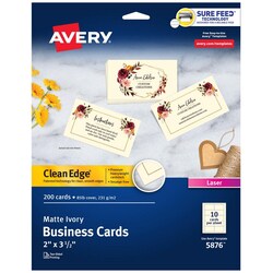MSC&nbsp;2SIDE LASER BUS CARDS