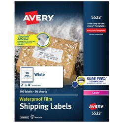 MSC&nbsp;WP LASER SHIPPING LABELS