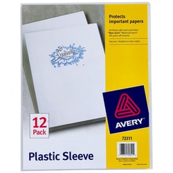 MSC&nbsp;CLR PLASTIC SLEEVES