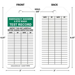 MSC&nbsp;EMRGNCY SHWR&EYE WASH TAG