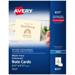 MSC&nbsp;EMBOSSED NOTE CARD