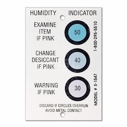 MSC HUMIDITY INDICATOR CARD, Quantity: Each of 1