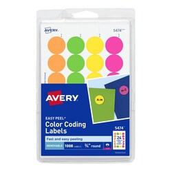 MSC&nbsp;ASSORTED COLOR LABELS
