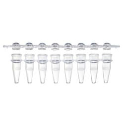 USA Scientific Inc 0.2 mL PCR 8-tube strip, red