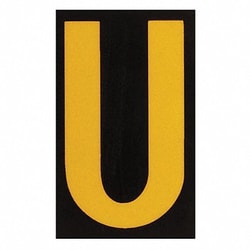 Grainger&nbsp;Reflective Numbers And Letters U PK25
