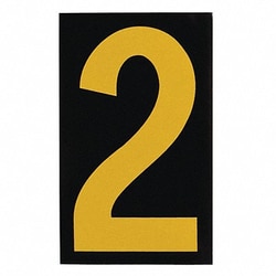 Grainger&nbsp;Reflective Numbers And Letters 2 PK25