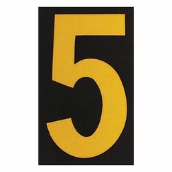 Grainger&nbsp;Reflective Numbers And Letters 5 PK25