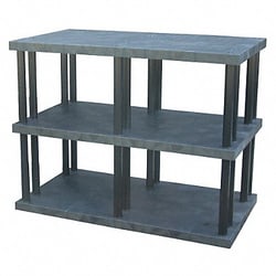 Grainger Plstc Shelf 36inx51inx66inShlfLdCp 895lb
