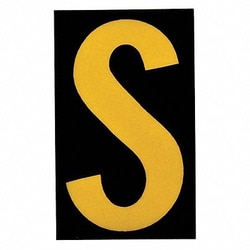 Grainger&nbsp;Reflective Numbers And Letters S PK25