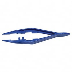 Grainger&nbsp;Tweezers Blue 4-1/2 In L Plastic PK100