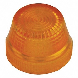 Grainger Pilot Light Lens 30mm Plastic Yellow