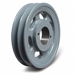 Grainger&nbsp;V-Belt Pulley Cast Iron 5.95 O.D.