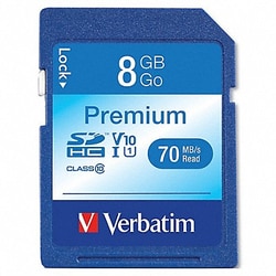 Grainger Premium SDHC Memory Card 8 GB