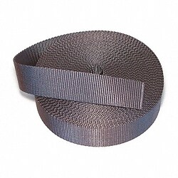 Grainger Webbing Nylon 1 1/2 W Black, Quantity: Each of 1