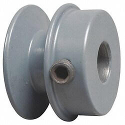 Grainger&nbsp;V-Belt Pulley Cast Iron 1.56 O.D.