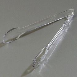 Grainger Salad Tong Clear 9.03 In PK12