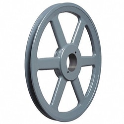 Grainger&nbsp;V-Belt Pulley Cast Iron 15.25 O.D.