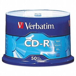 Grainger CD-R Disc 700 MB 80 min 52x PK50