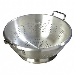 Grainger Colander Aluminum 16 qt. PK6, Quantity: Pack of 1