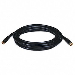 Grainger Coaxial Cable RG-6 10 ft Black, Quantity: Each of 1