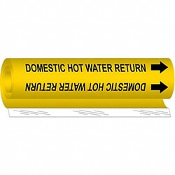 Grainger&nbsp;Pipe Marker Domestic Hot Water Return