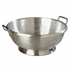 Grainger Colander 5 3/4 in H Aluminum PK6