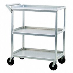 Grainger Bussing Cart 18 1/2 in L Aluminum