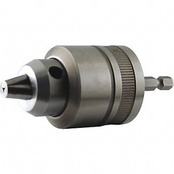 Grainger Drill Chuck Keyless Steel 3/8 In 1/4 In, Quantity: Each of 1