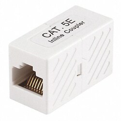 Grainger&nbsp;Cat5e Inline Coupler White