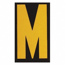 Grainger&nbsp;Reflective Numbers And Letters M PK25