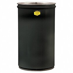 Grainger Open-Head Drum 15 gal Blk