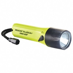 Grainger Handheld Flashlight Plastic Yellow 183lm