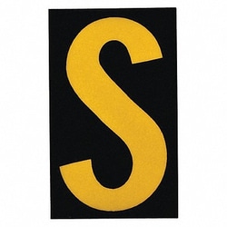 Grainger&nbsp;Reflective Numbers And Letters S PK25