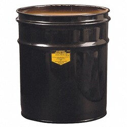 Grainger Open-Head Drum 4-1/2 gal Blk