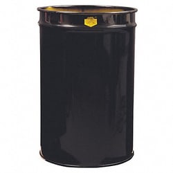 Grainger Open-Head Drum 55 gal Blk