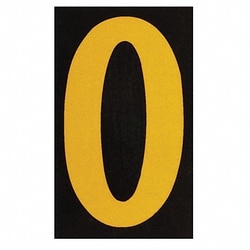 Grainger&nbsp;Reflective Numbers And Letters O PK25