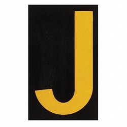 Grainger&nbsp;Reflective Numbers And Letters J PK25