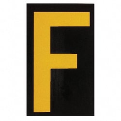 Grainger&nbsp;Reflective Numbers And Letters F PK25