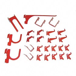 Grainger&nbsp;G0364 Slotted Toolboard Hook Kit 1 in