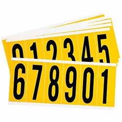 Grainger Numbers And Letters Kit 0 Thru 9 PK25