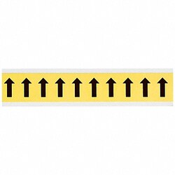 Grainger&nbsp;Symbol Label 1-1/2 H Arrow PK10