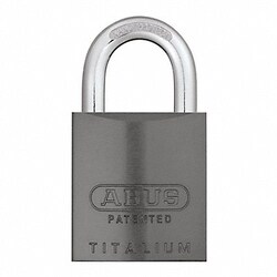 Grainger&nbsp;Keyed Padlock 15/16 in Rectangle Black