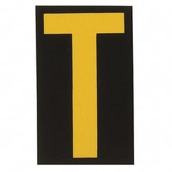 Grainger&nbsp;Reflective Numbers And Letters T PK25