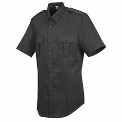 Grainger&nbsp;Sentry Shirt SS Black Neck 14-1/2 in