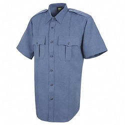 Grainger&nbsp;Sentry Shirt SS Blue Neck 14-1/2 in